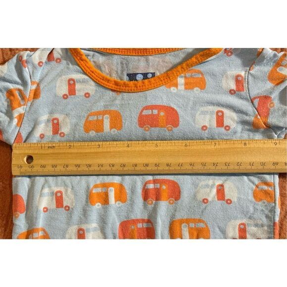 KicKee Pants BUNDLE Moon & Stars Sleeper & KicKee Pants Camper Pajama Set - Picture 16 of 16